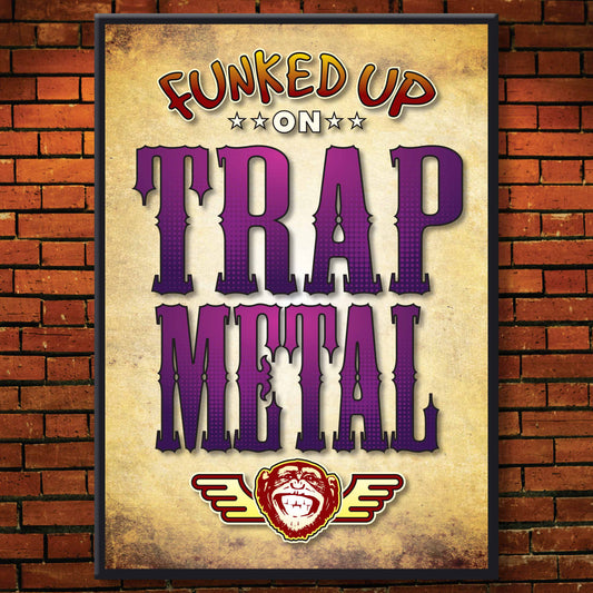 Trap Metal Art Print / Poster / Birthday Card / Greetings Card
