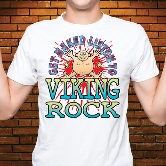 Viking Rock Funny Slogan Cotton T-Shirt
