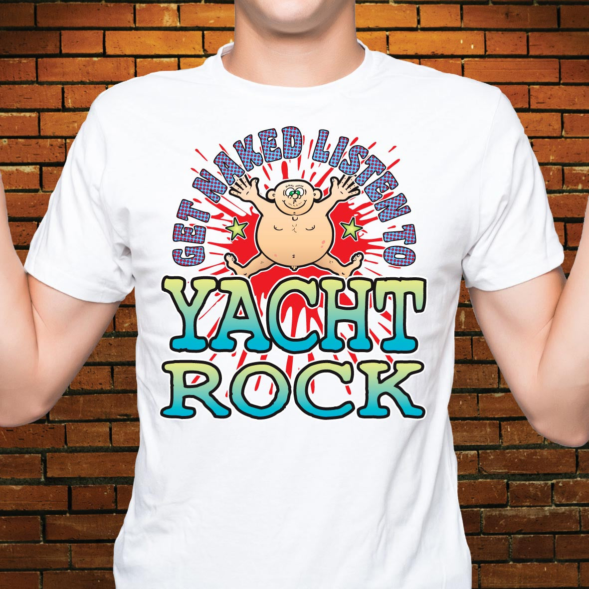 Yacht Rock Funny Slogan Cotton T-Shirt