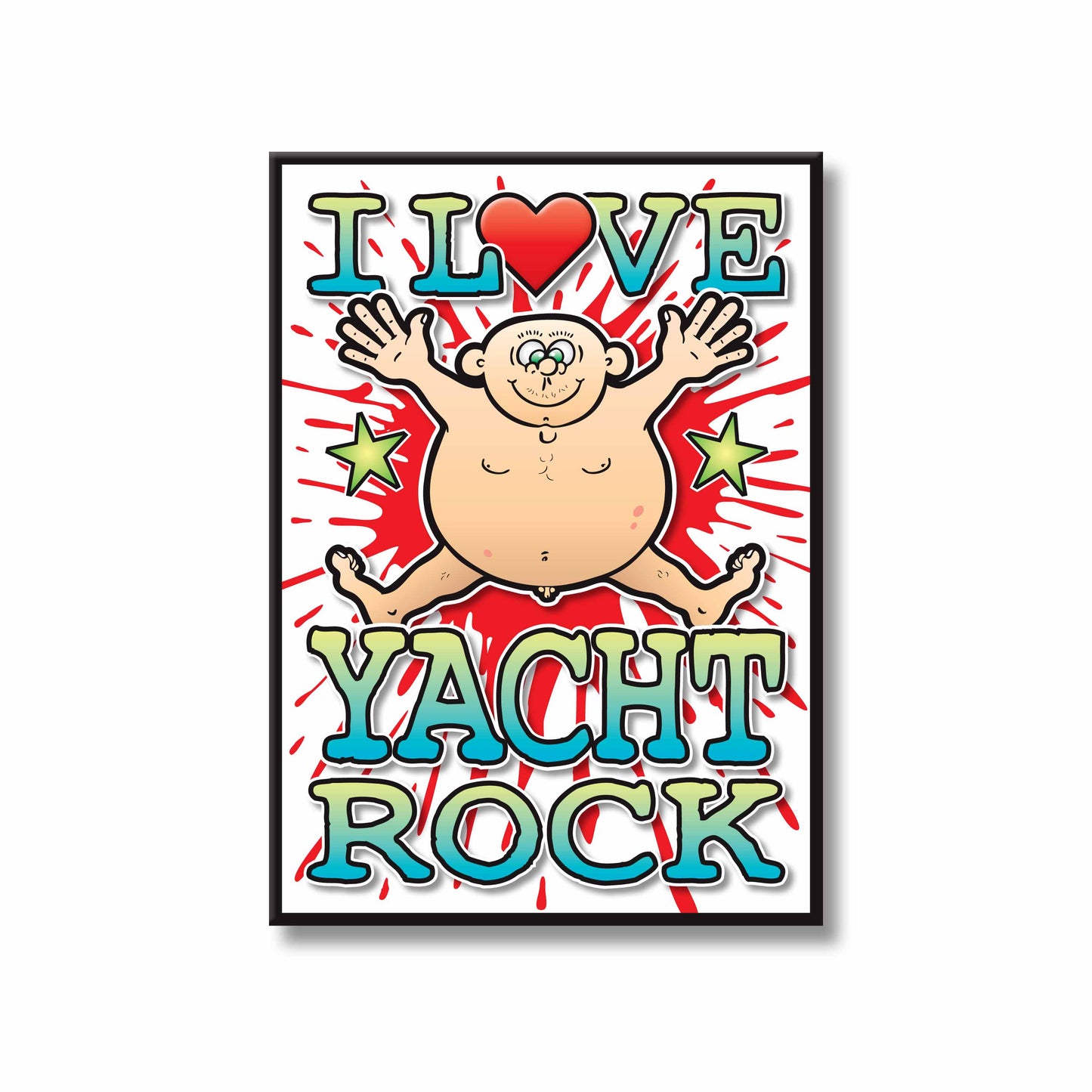 Yacht Rock Art Print / Love Music Poster / Wall Décor / Rock Guru