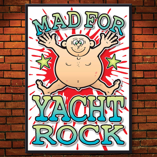 Yacht Rock Art Print / Mad For Music Poster / Wall Décor
