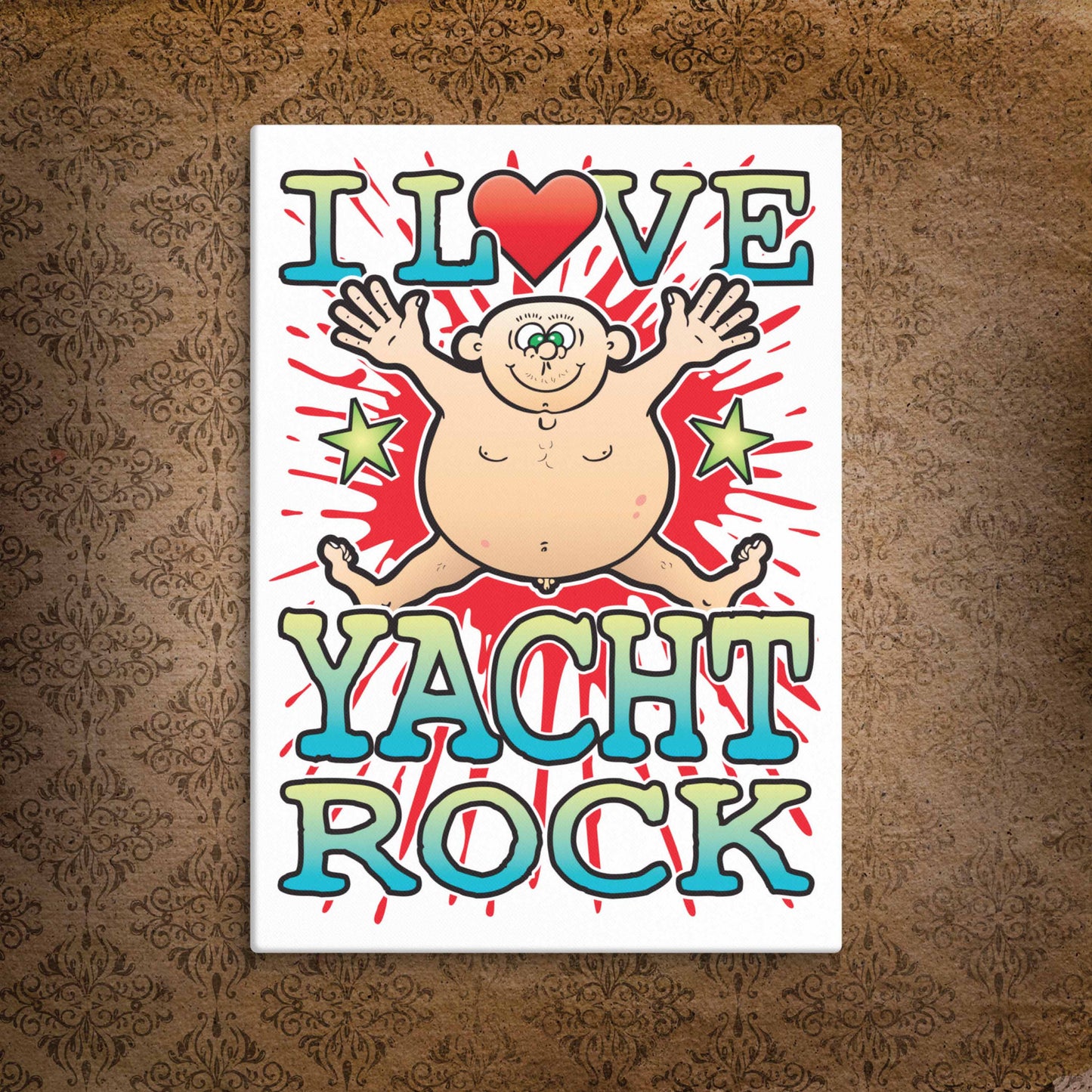 Yacht Rock Canvas Print 30x40cm