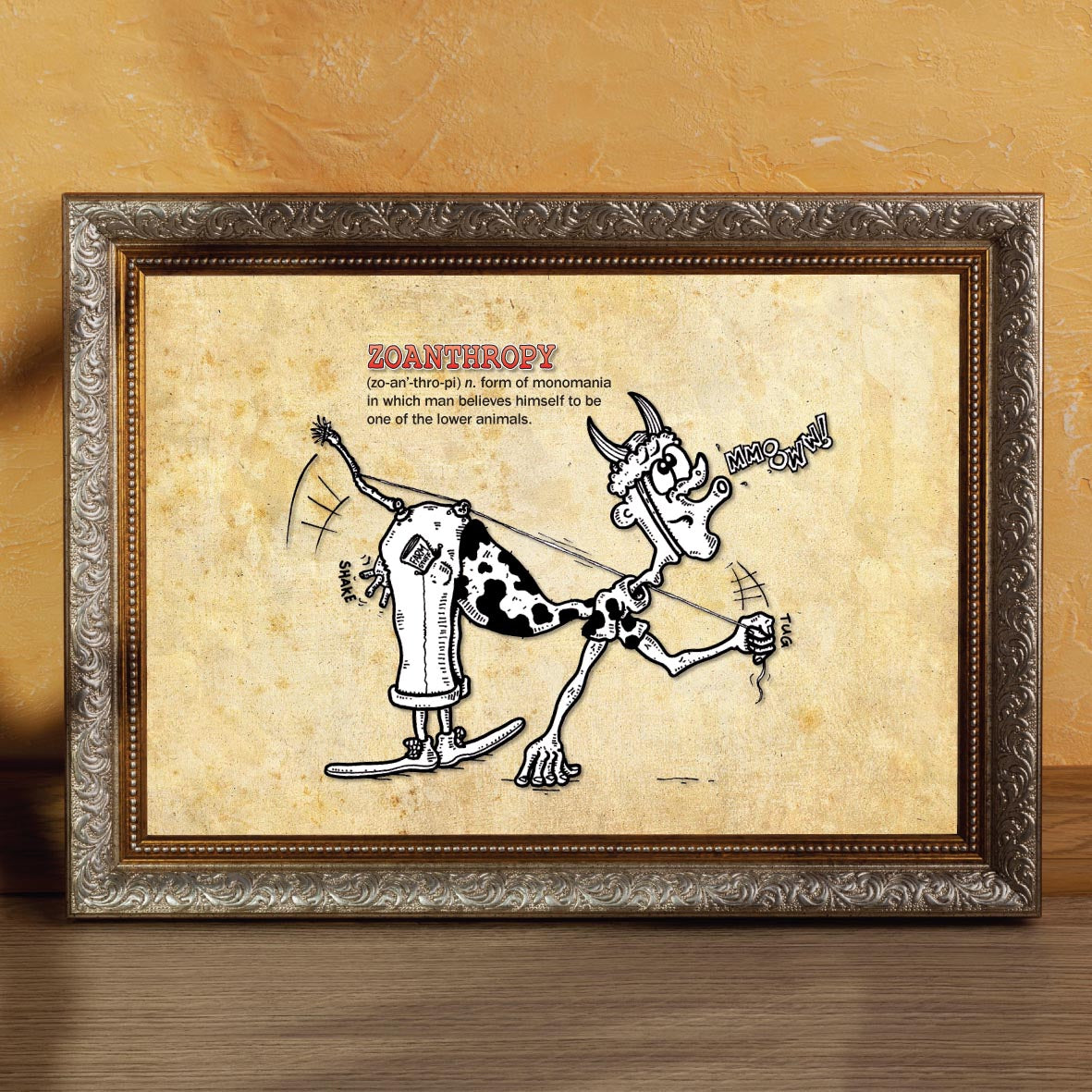 Zoanthropy Cartoon Art Print