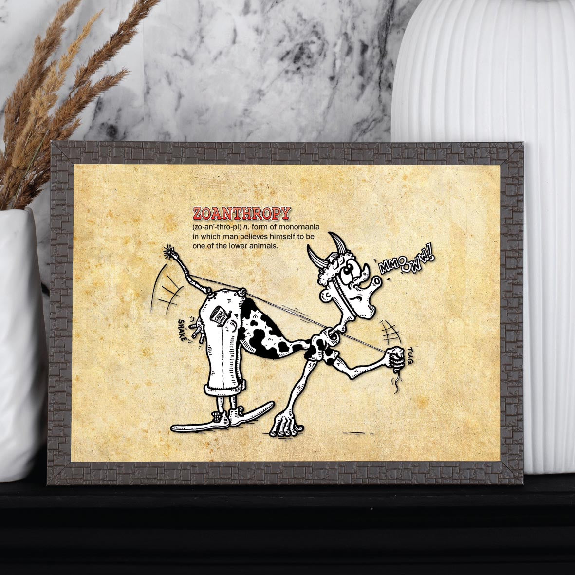 Zoanthropy Cartoon Art Print