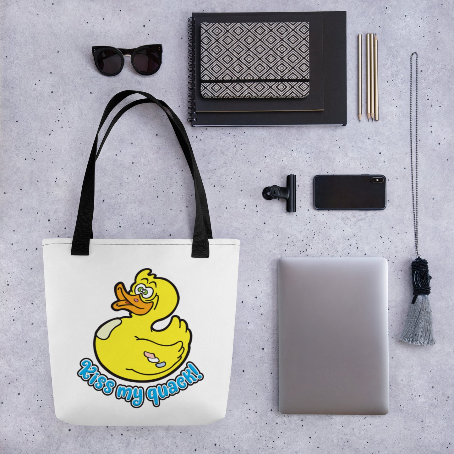 Funny Duck Tote Bag