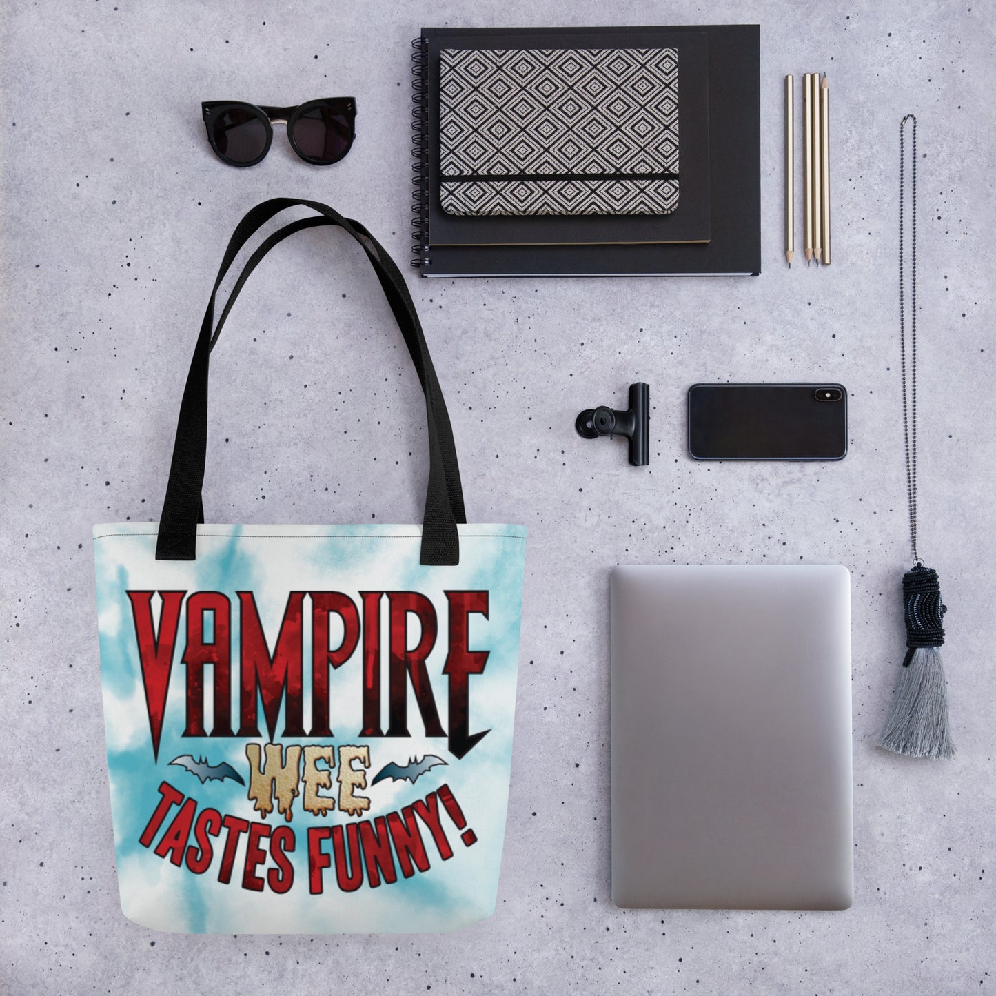 Funny Vampire Tote Bag