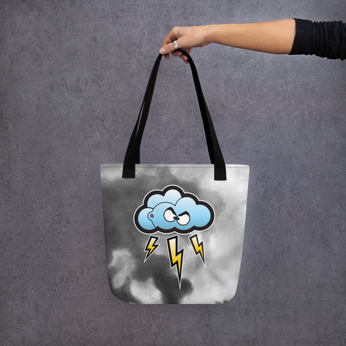 Stormy Bad Temper Tote Bag