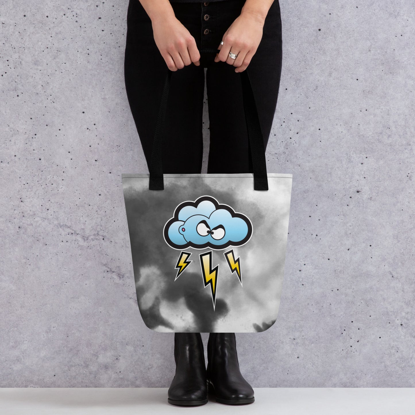 Stormy Bad Temper Tote Bag