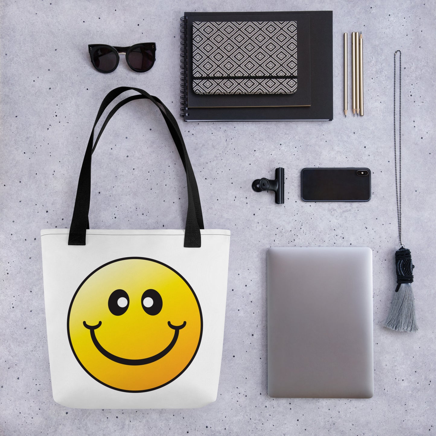 Smiley Face Tote Bag