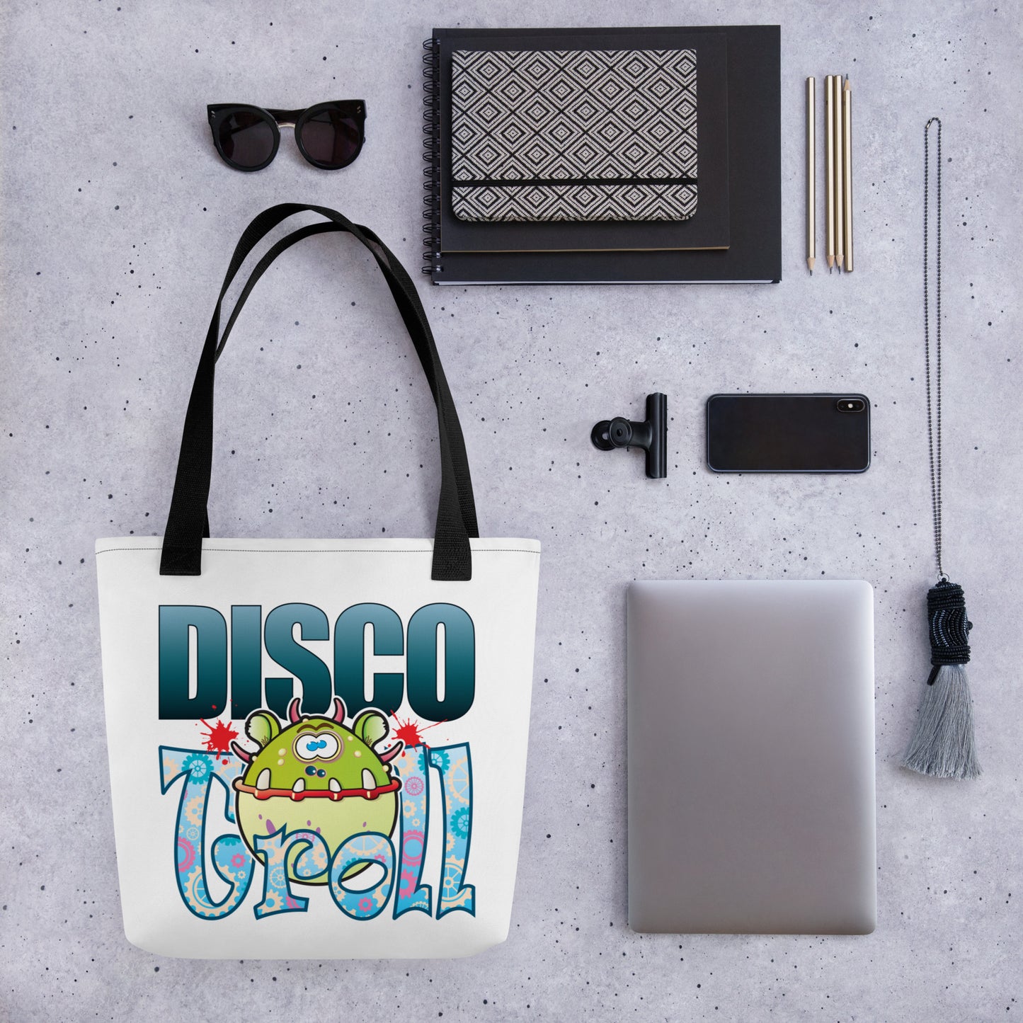 Disco Troll Tote Bag