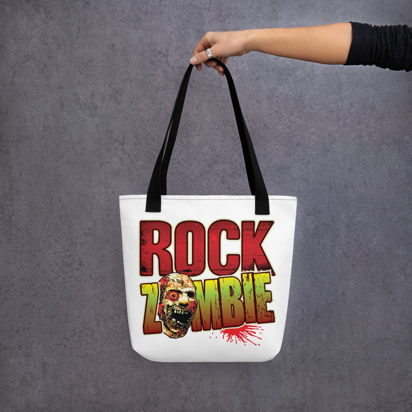Rock Zombie Tote Bag