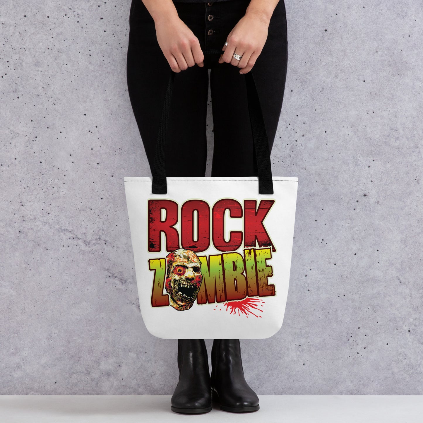 Rock Zombie Tote Bag