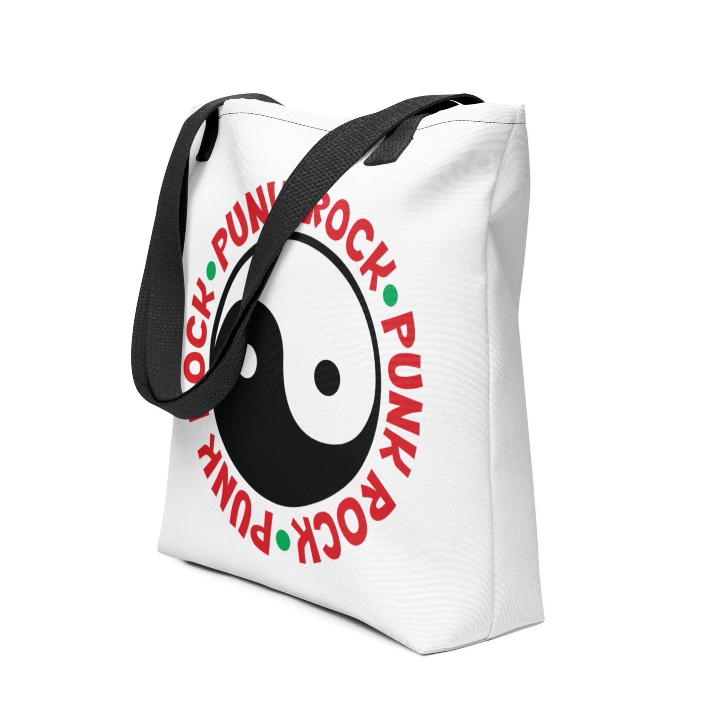 Punk Rock Ying Yang Tote Bag