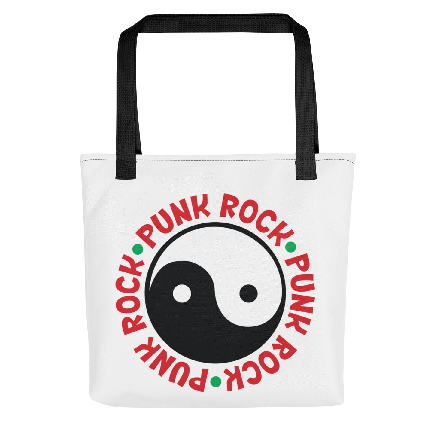 Punk Rock Ying Yang Tote Bag