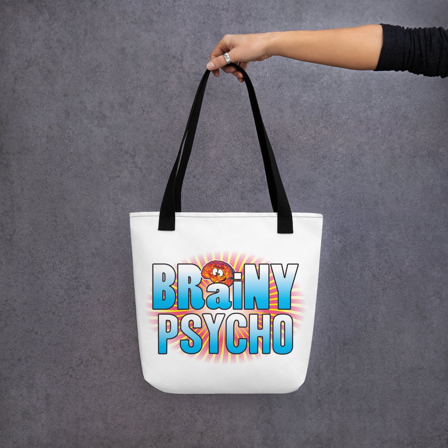 Brainy Psycho Tote Bag