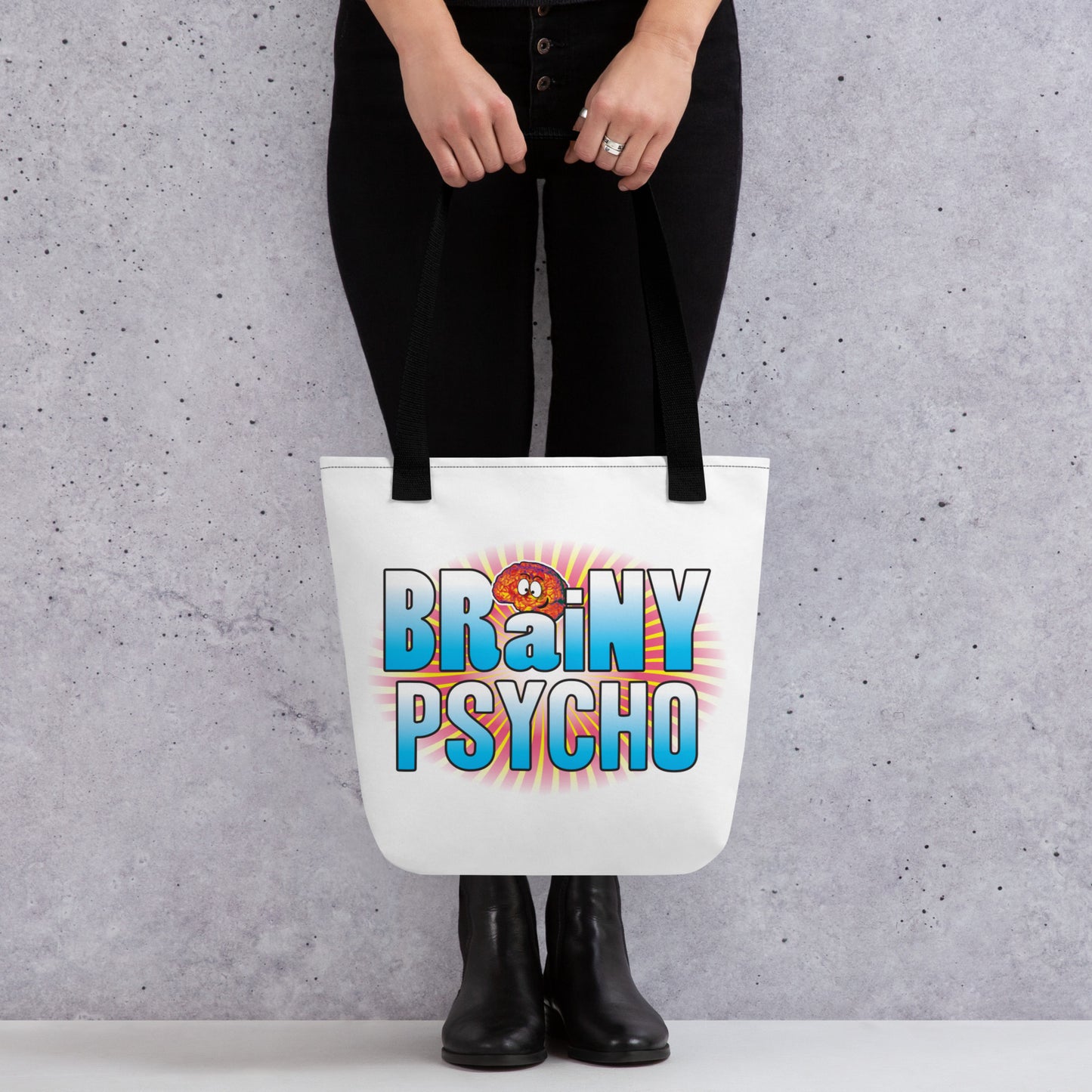 Brainy Psycho Tote Bag