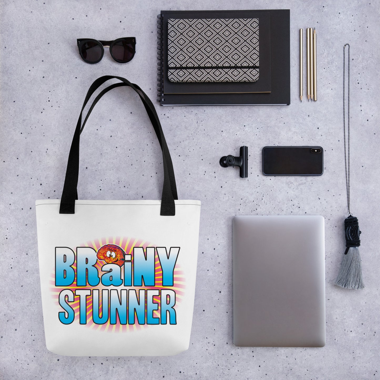 Brainy Stunner Tote Bag