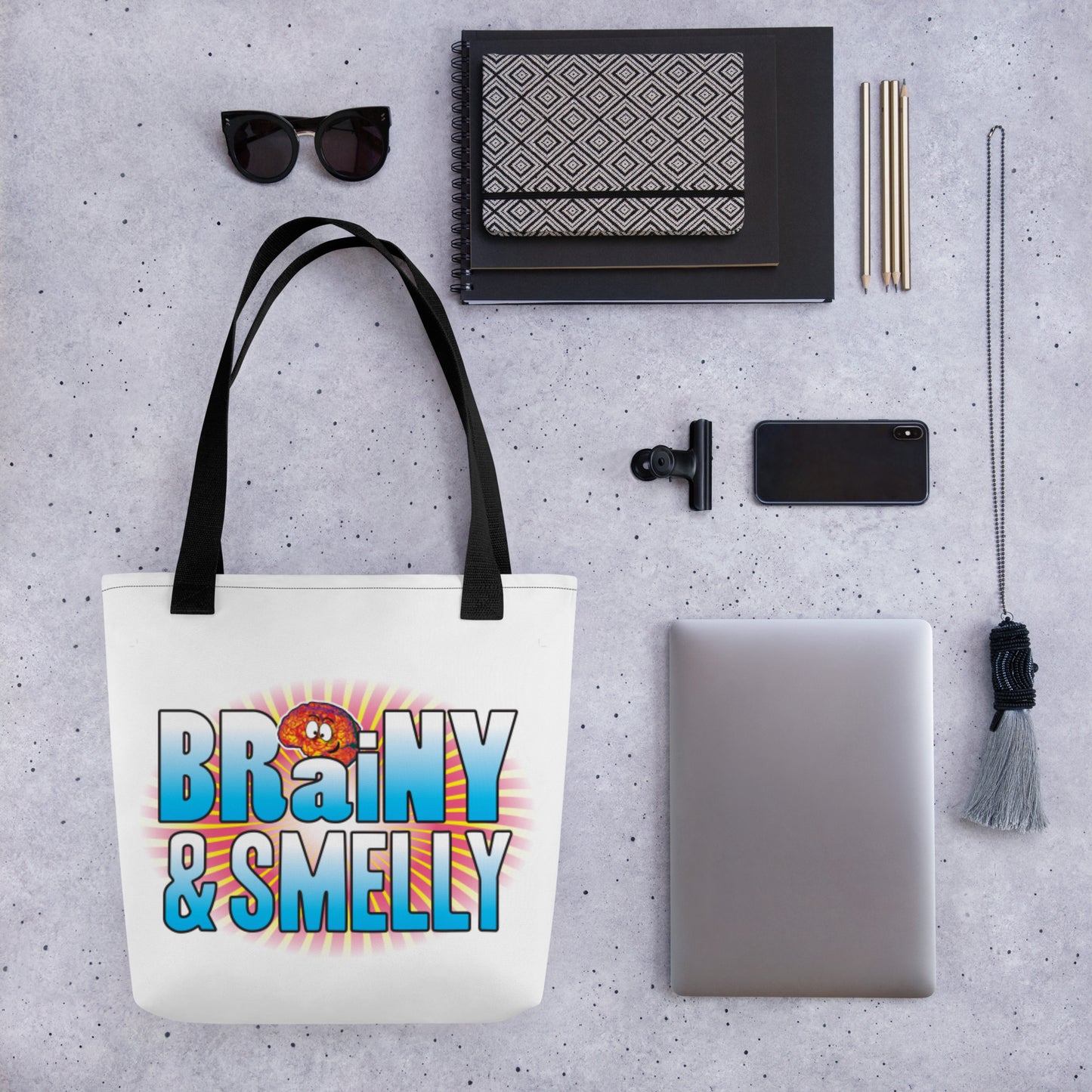 Brainy & Smelly Tote Bag