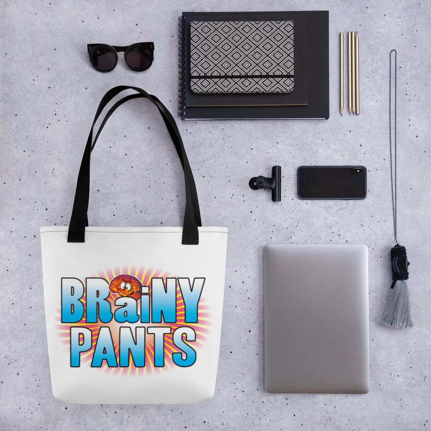 Brainy Pants Tote Bag