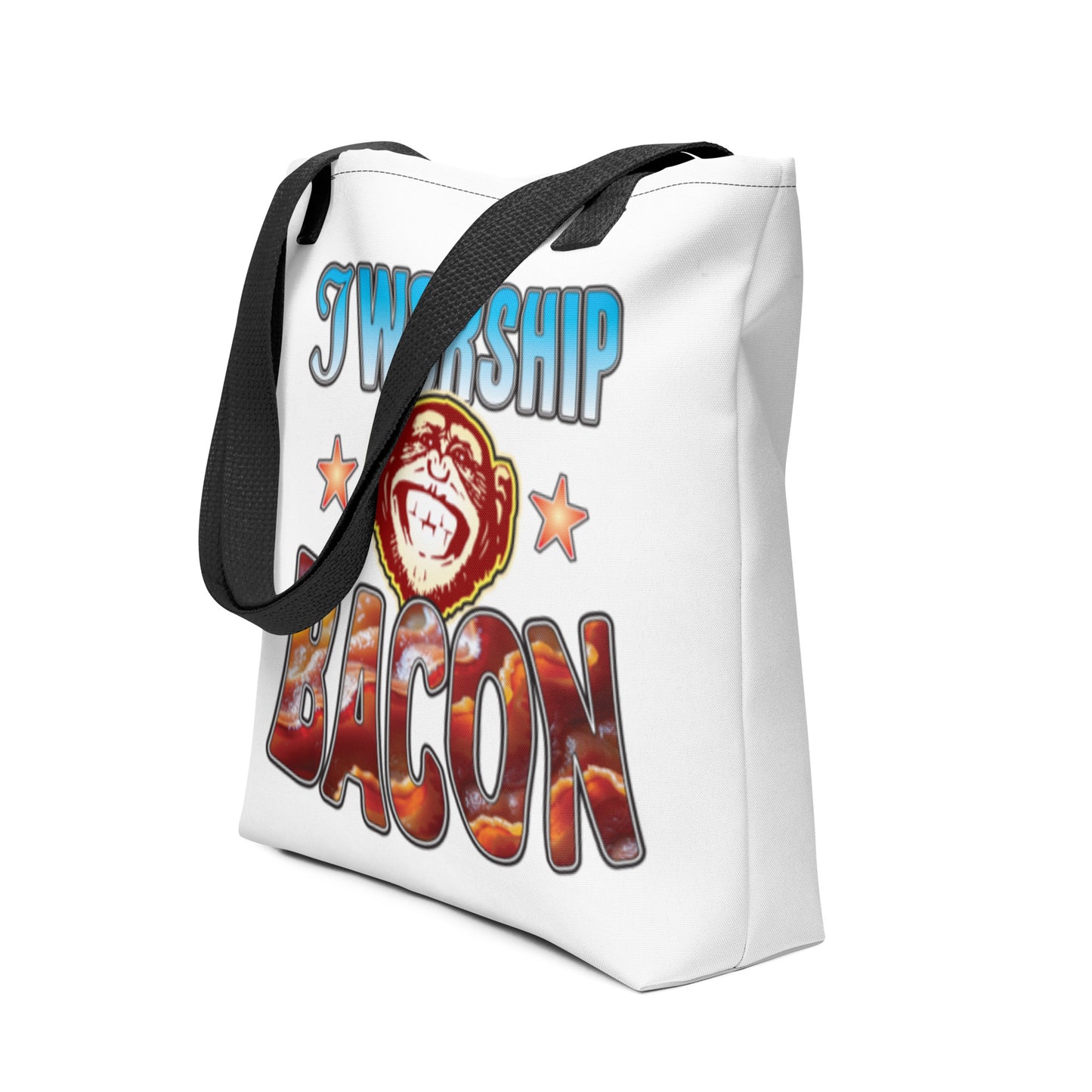Worship Bacon Tote Bag