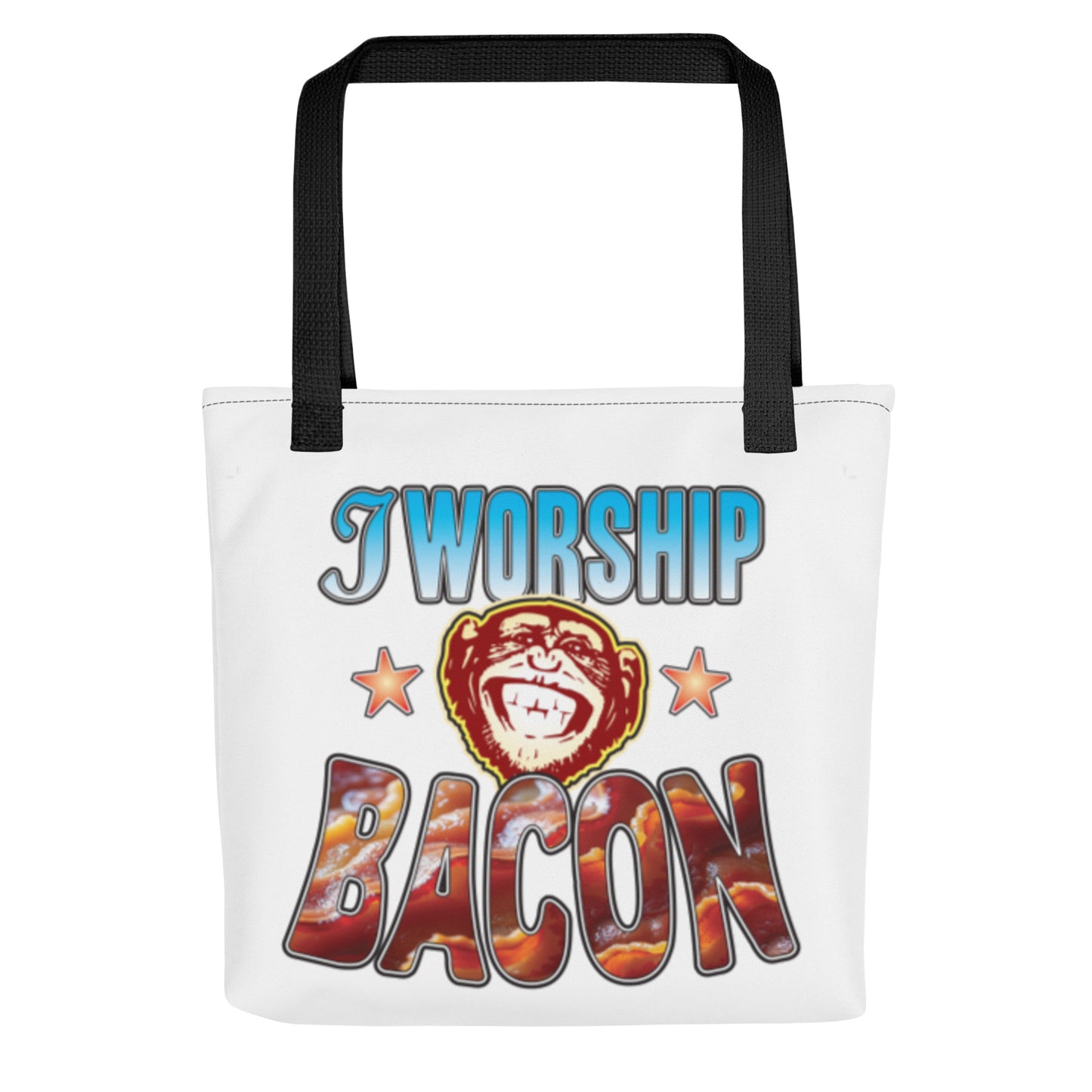 Worship Bacon Tote Bag
