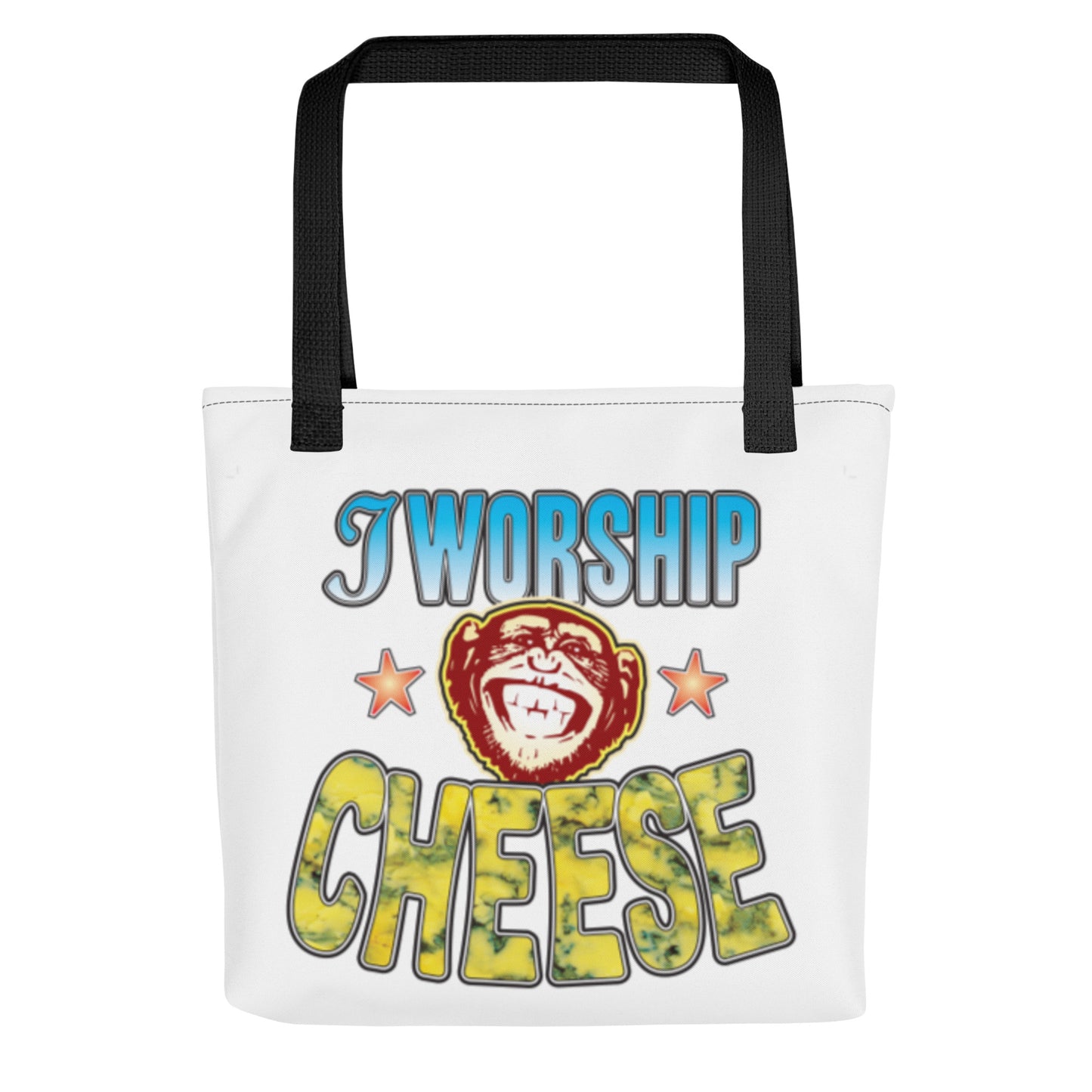 Worship Cheese Tote Bag