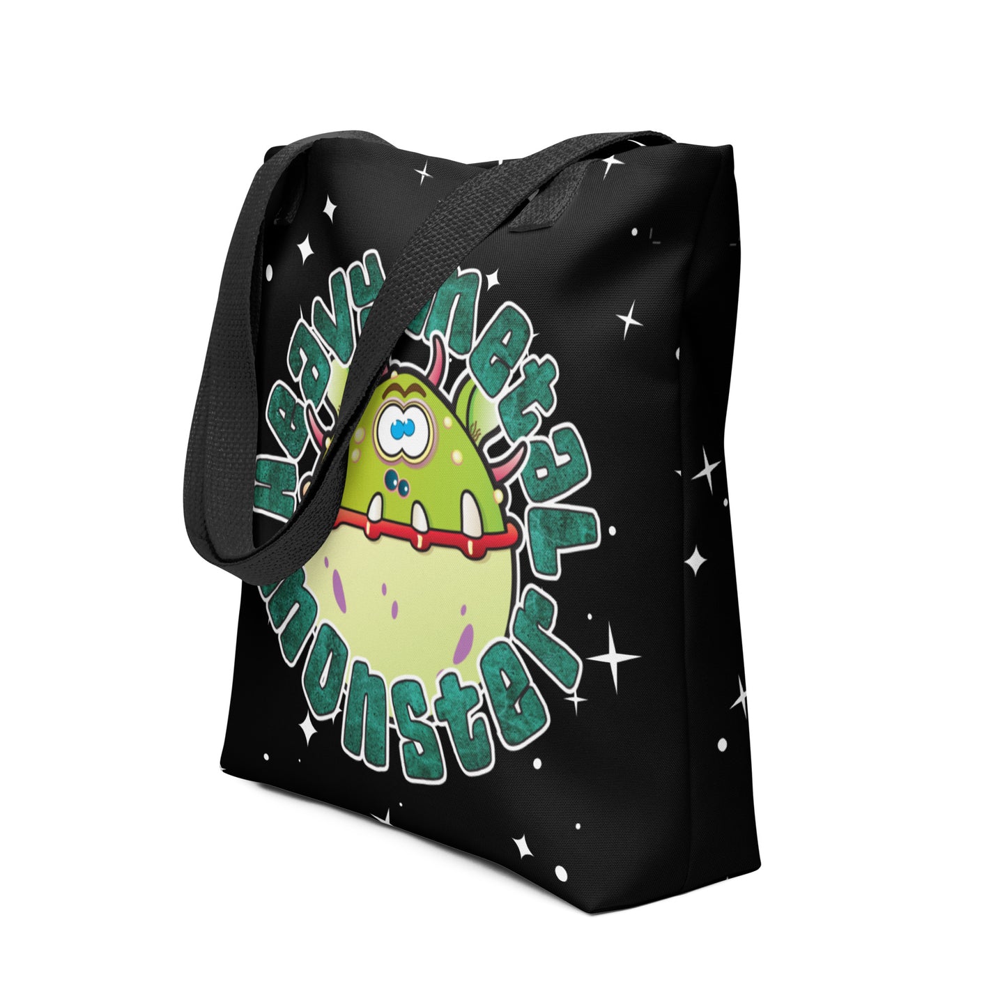 Heavy Metal Monster Tote Bag