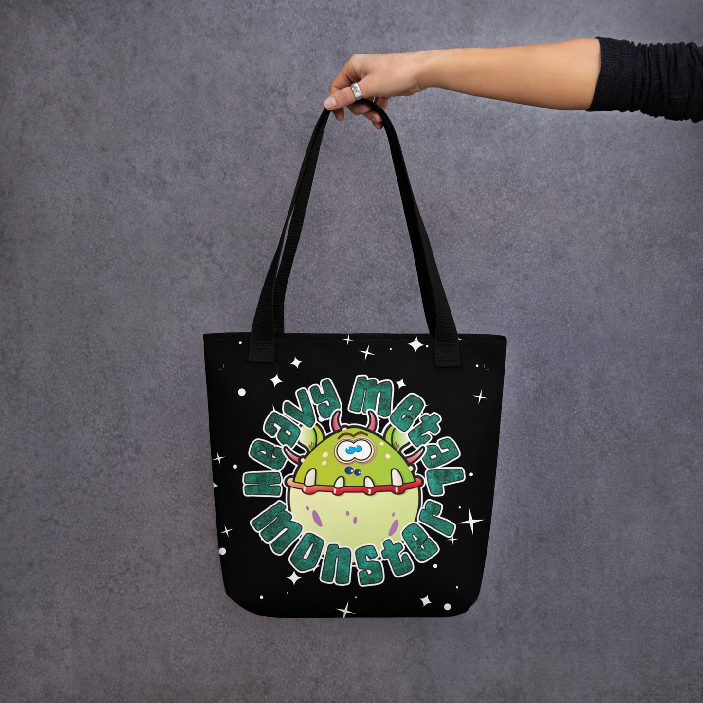 Heavy Metal Monster Tote Bag