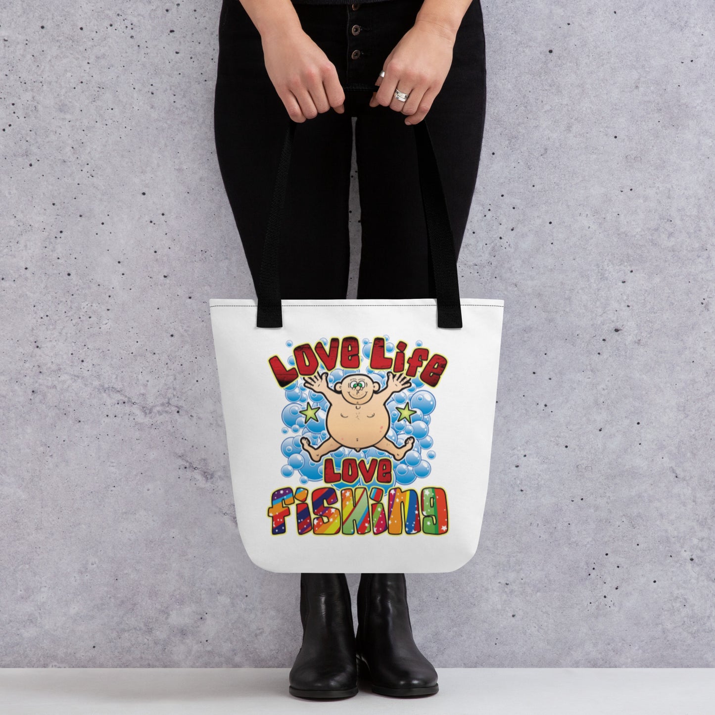 Love Fishing Tote Bag