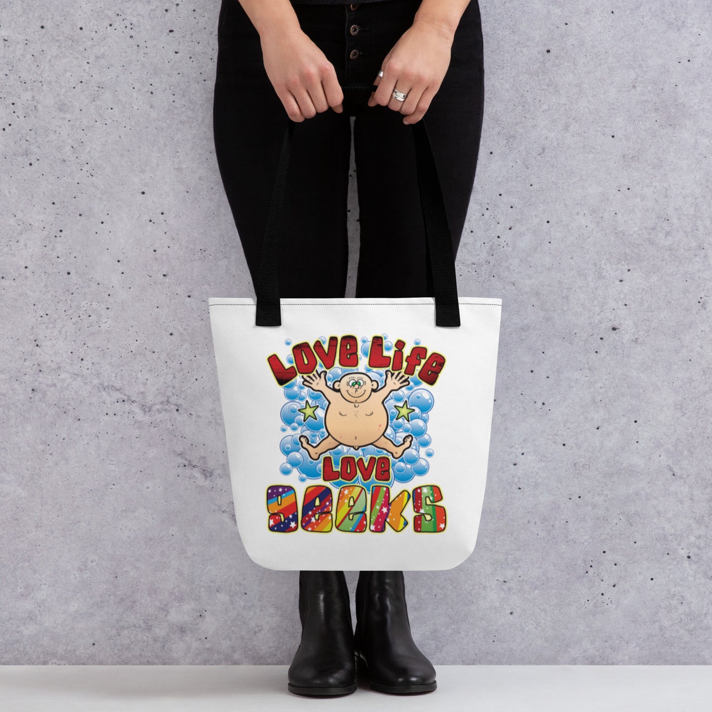 Love Geeks Tote Bag