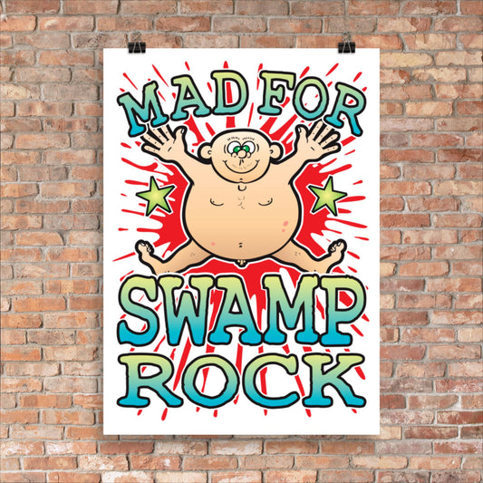 Swamp Rock 50x70cm Wall Art / Mad For Music Poster