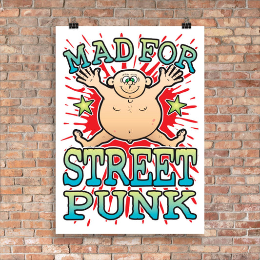 Street Punk 50x70cm Wall Art / Mad For Music Poster
