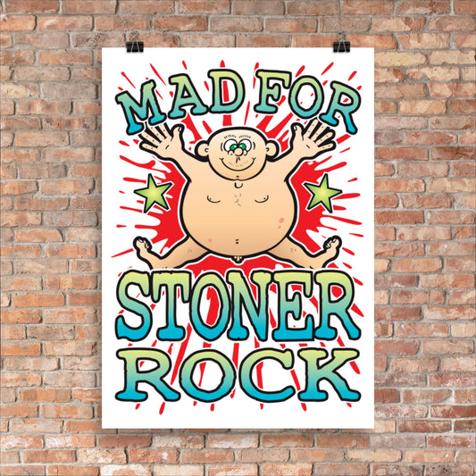 Stoner Rock 50x70cm Wall Art / Mad For Music Poster