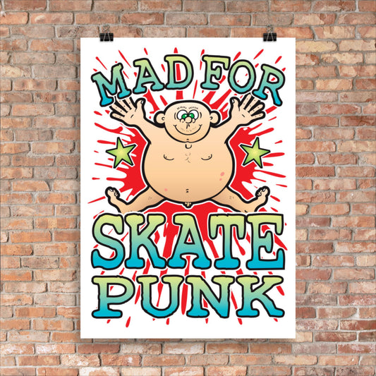 Skate Punk 50x70cm Wall Art / Mad For Music Poster