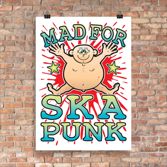 Ska Punk 50x70cm Wall Art / Mad For Music Poster