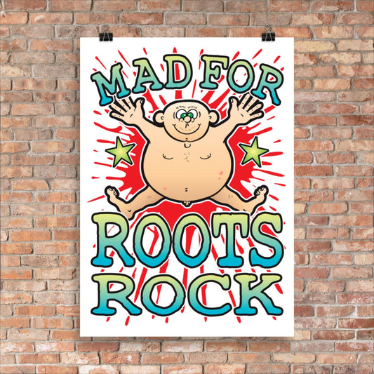 Roots Rock 50x70cm Wall Art / Mad For Music Poster