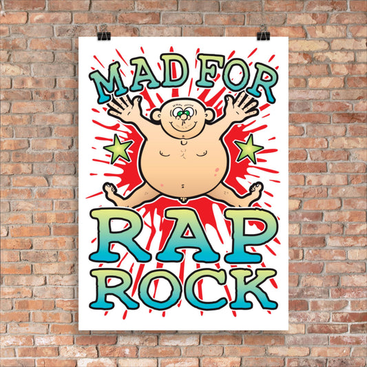 Rap Rock 50x70cm Wall Art / Mad For Music Poster