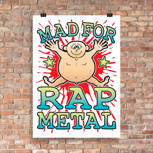 Rap Metal 50x70cm Wall Art / Mad For Music Poster
