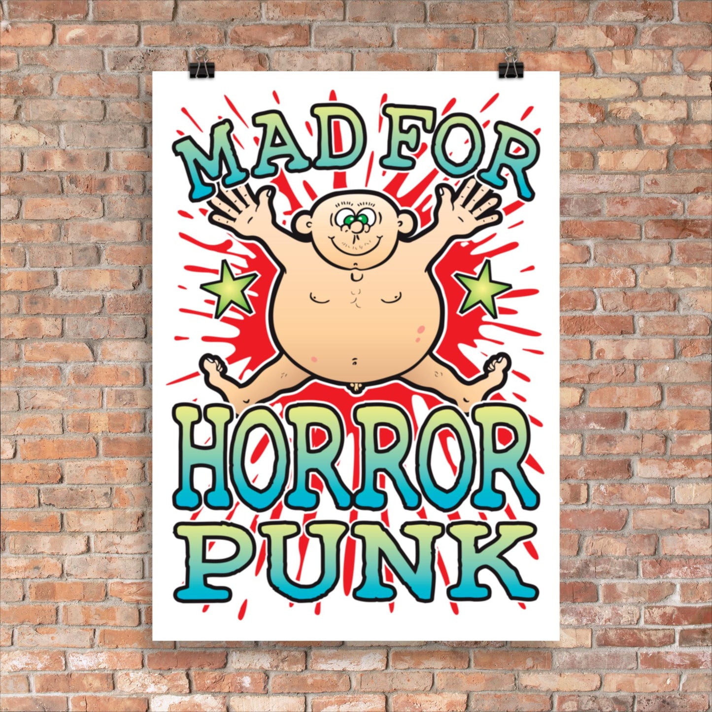 Horror Punk 50x70cm Wall Art / Mad For Music Poster