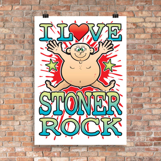 Stoner Rock 50x70cm Wall Art / Love Music Poster