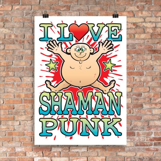 Shaman Punk 50x70cm Wall Art / Love Music Poster