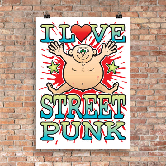 Street Punk 50x70cm Wall Art / Love Music Poster