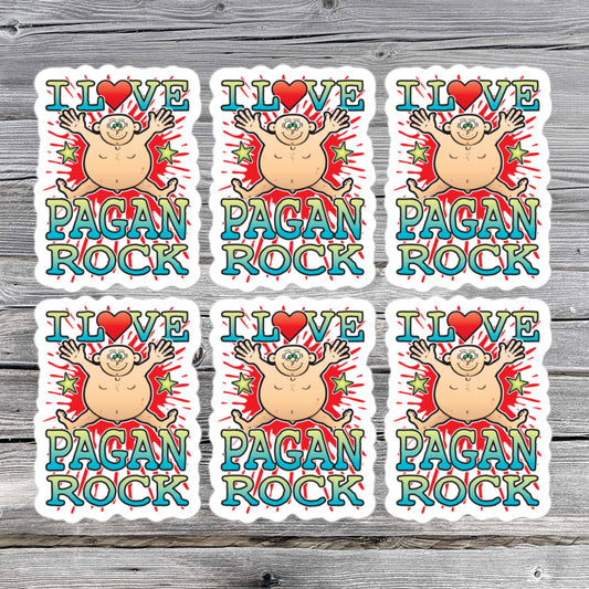 Pagan Rock Vinyl Kiss-Cut Stickers