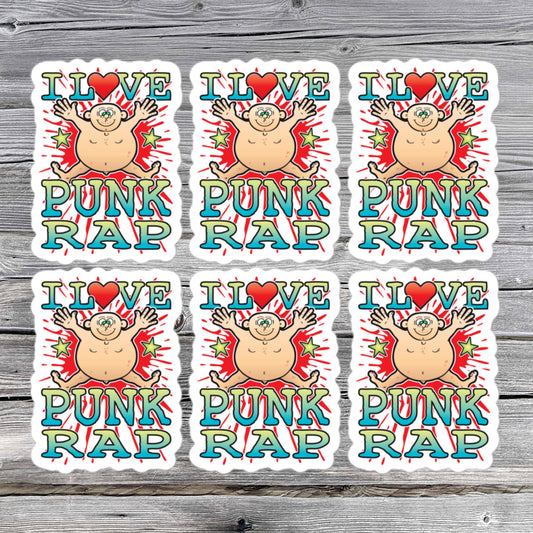 Punk Rap Vinyl Kiss-Cut Stickers