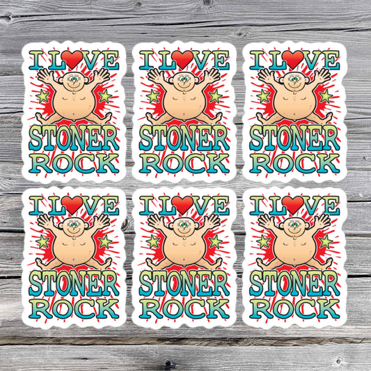 Stoner Rock Vinyl Kiss-Cut Stickers