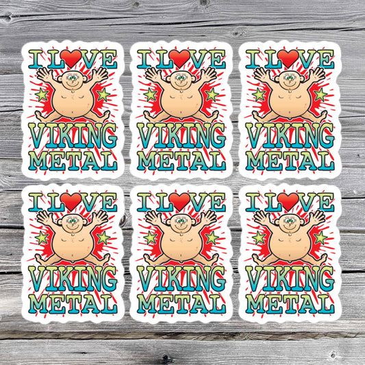 Viking Metal Vinyl Kiss-Cut Stickers