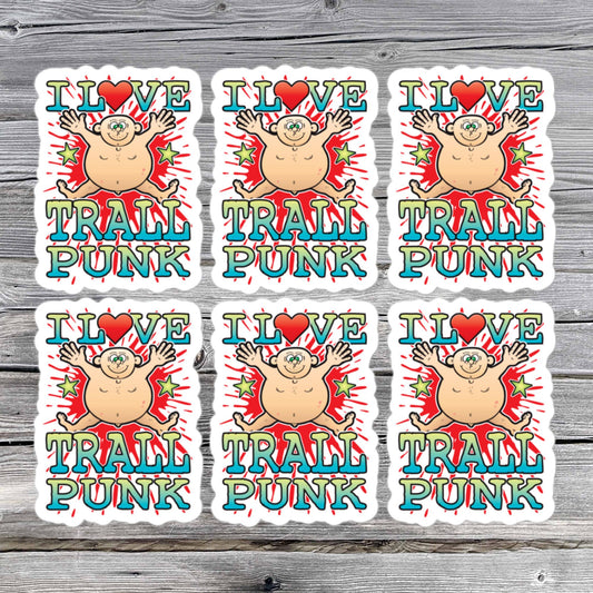 Trallpunk Vinyl Kiss-Cut Stickers