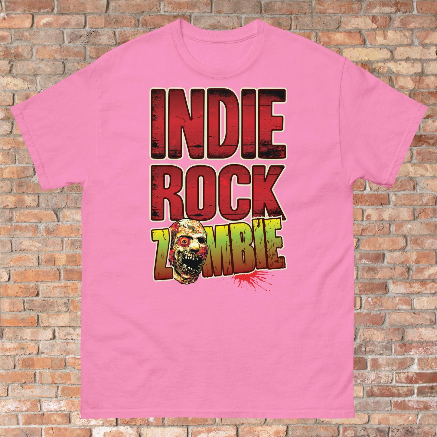 Indie Rock Zombie Cotton T-Shirt