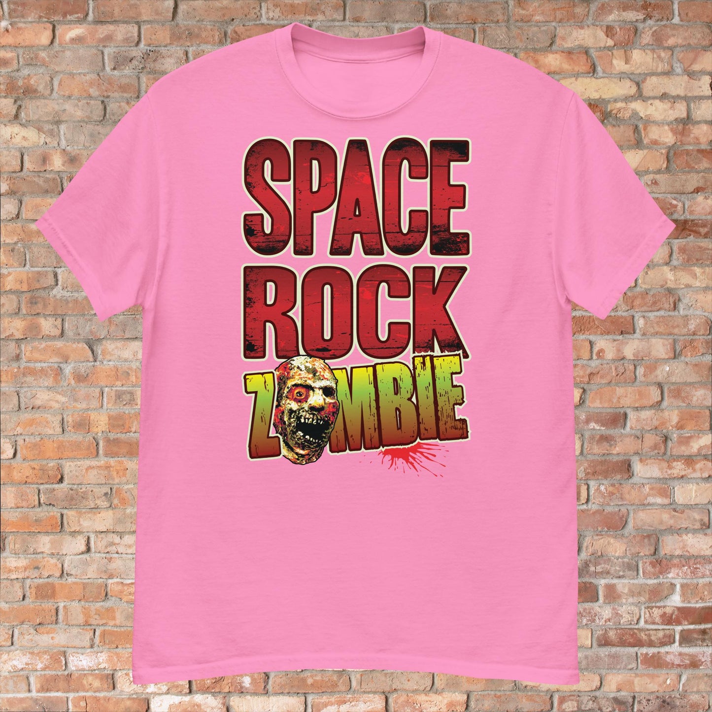 Space Rock Zombie Cotton T-Shirt