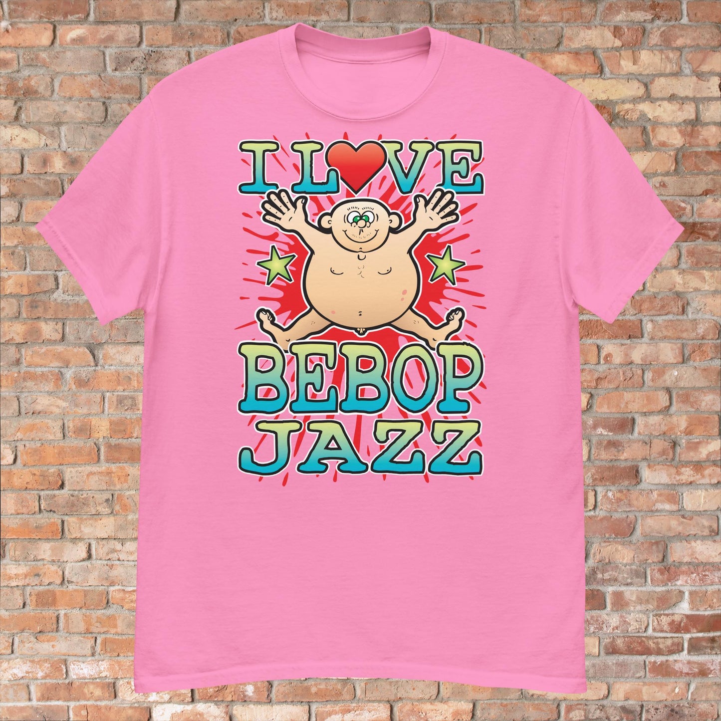 Bebop Jazz Cotton Love Music T-Shirt